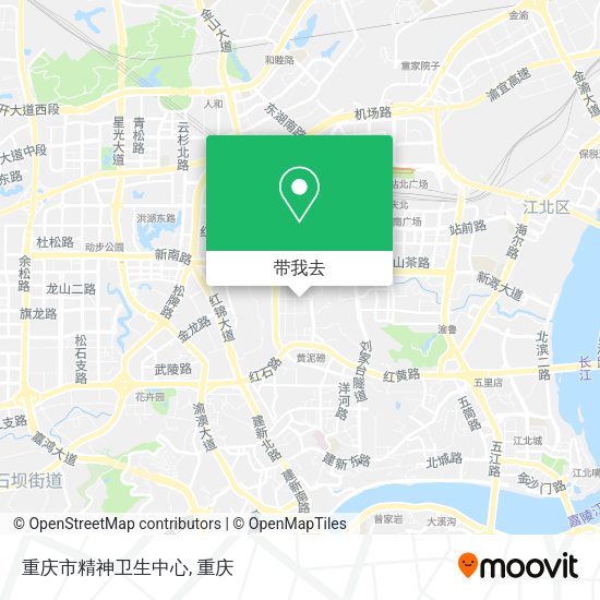 重庆市精神卫生中心地图