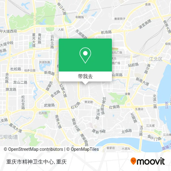 重庆市精神卫生中心地图