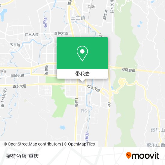 聖荷酒店地图