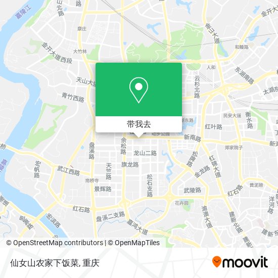 仙女山农家下饭菜地图