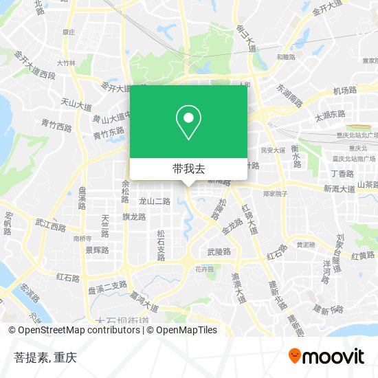 菩提素地图