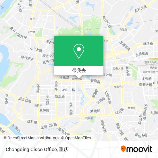 Chongqing Cisco Office地图