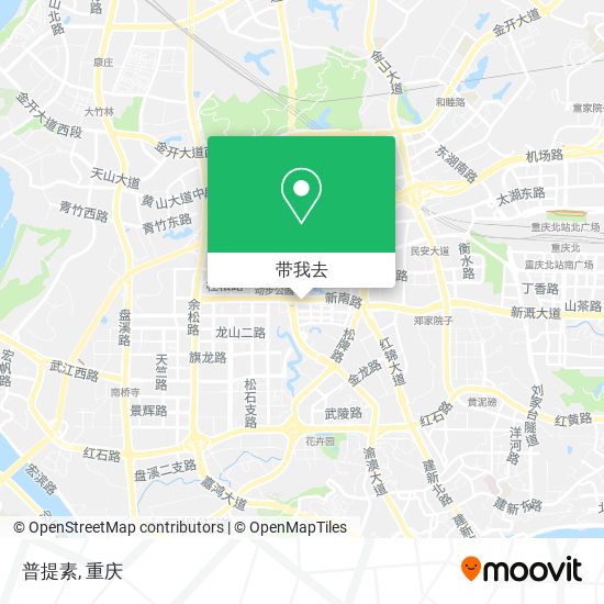 普提素地图