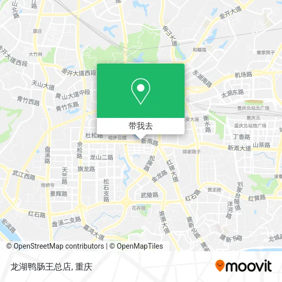 龙湖鸭肠王总店地图