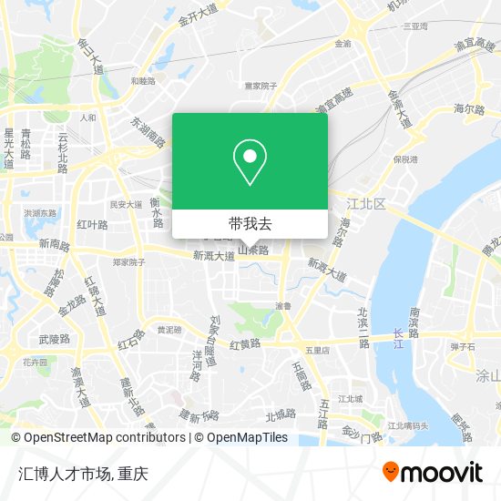 汇博人才市场地图