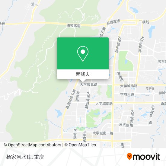 杨家沟水库地图