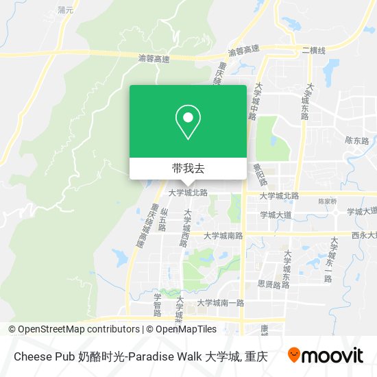 Cheese Pub 奶酪时光-Paradise Walk 大学城地图