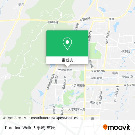 Paradise Walk 大学城地图