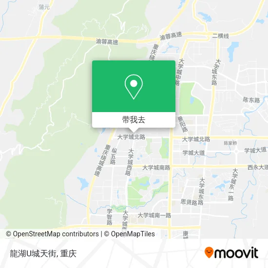 龍湖U城天街地图