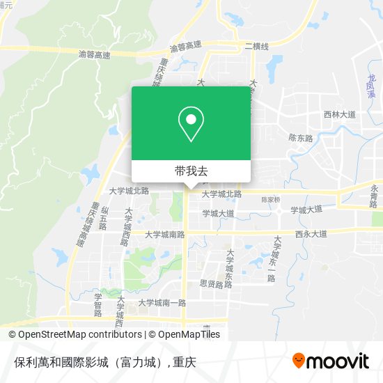 保利萬和國際影城（富力城）地图
