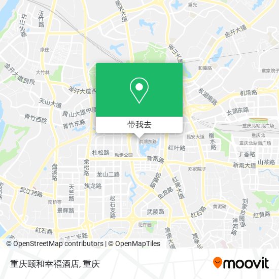 重庆颐和幸福酒店地图