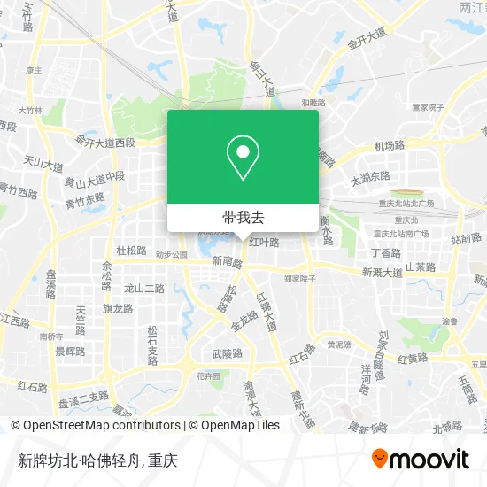 新牌坊北·哈佛轻舟地图