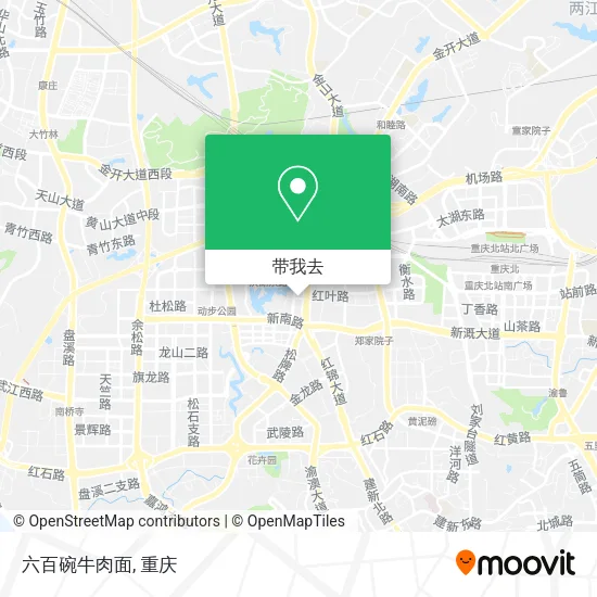 六百碗牛肉面地图