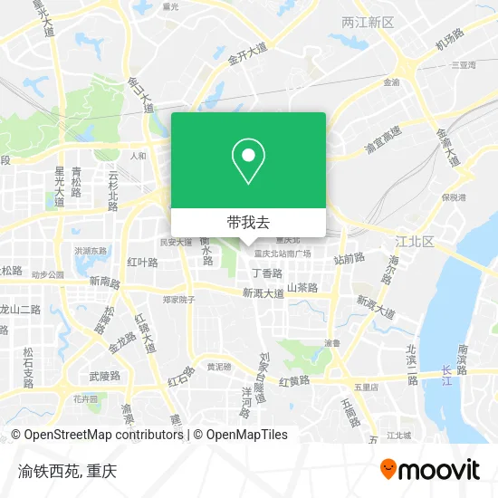 渝铁西苑地图