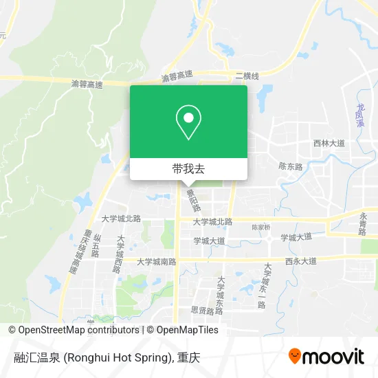 融汇温泉 (Ronghui Hot Spring)地图