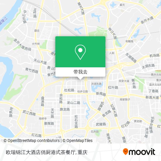 欧瑞锦江大酒店俏厨港式茶餐厅地图