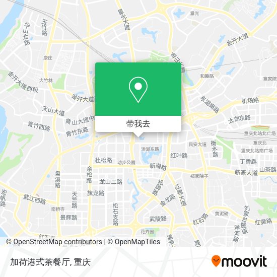 加荷港式茶餐厅地图
