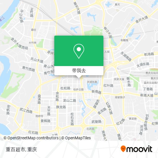 重百超市地图