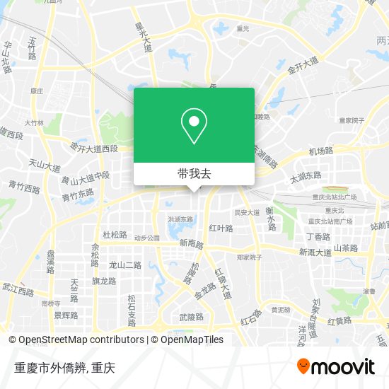 重慶市外僑辨地图