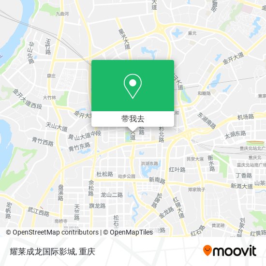 耀莱成龙国际影城地图