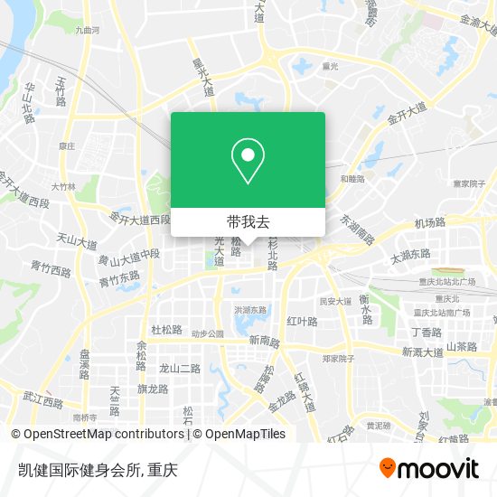 凯健国际健身会所地图