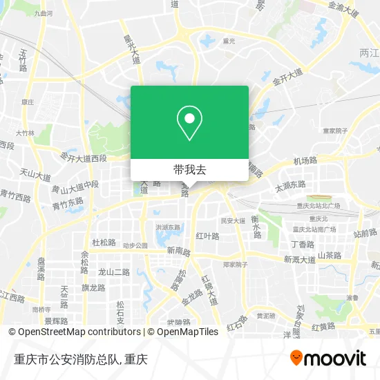 重庆市公安消防总队地图
