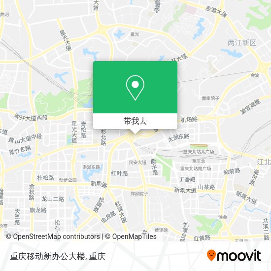 重庆移动新办公大楼地图