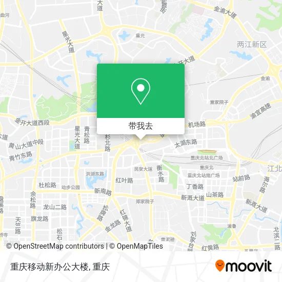 重庆移动新办公大楼地图