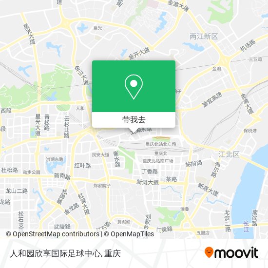 人和园欣享国际足球中心地图