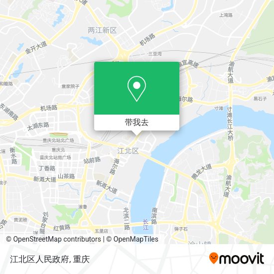 江北区人民政府地图