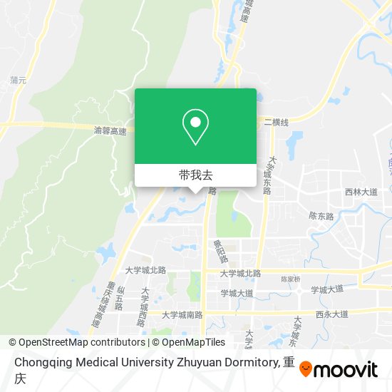 Chongqing Medical University Zhuyuan Dormitory地图