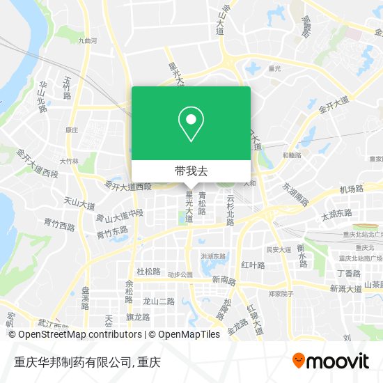 重庆华邦制药有限公司地图