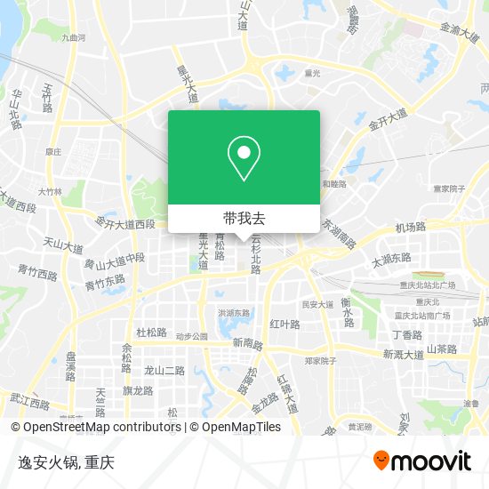 逸安火锅地图