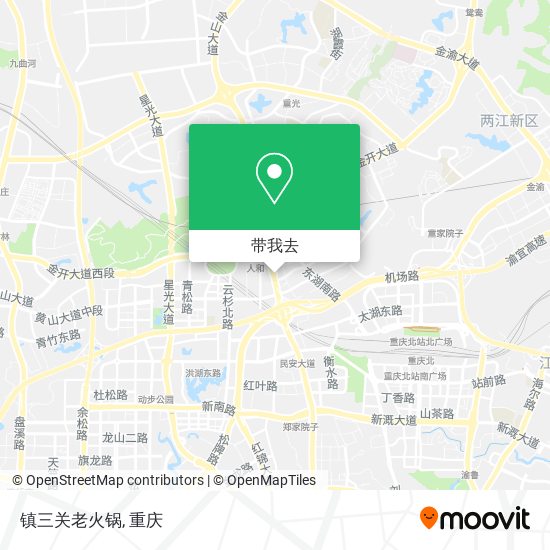 镇三关老火锅地图