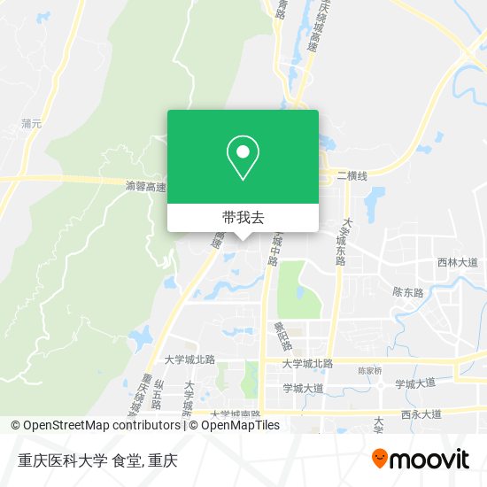 重庆医科大学 食堂地图
