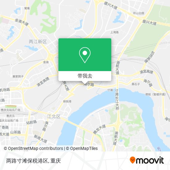两路寸滩保税港区地图