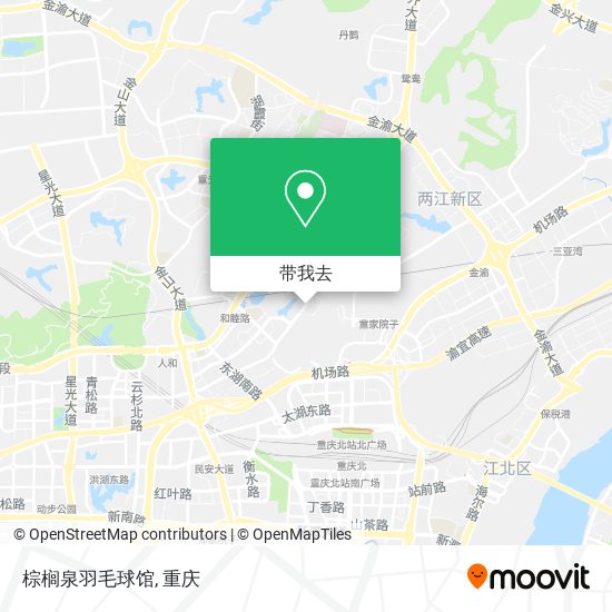 棕榈泉羽毛球馆地图