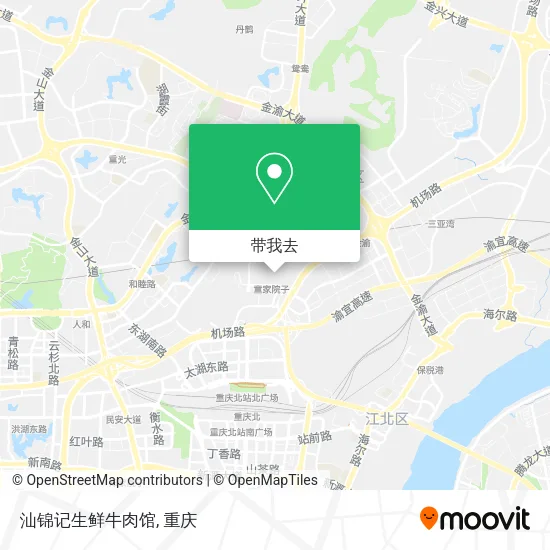 汕锦记生鲜牛肉馆地图