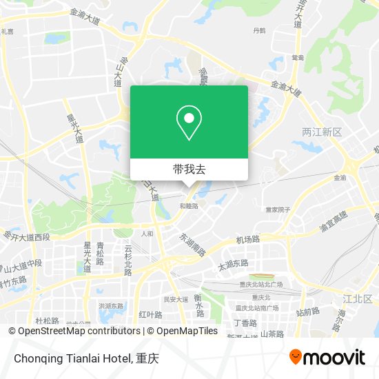 Chonqing Tianlai Hotel地图