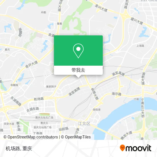 机场路地图