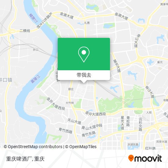 重庆啤酒厂地图