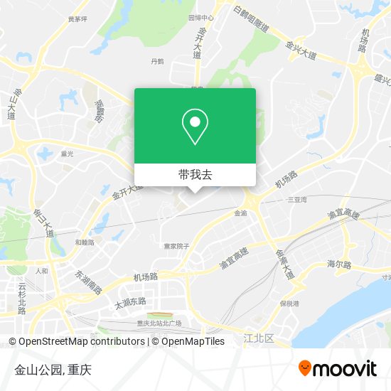 金山公园地图