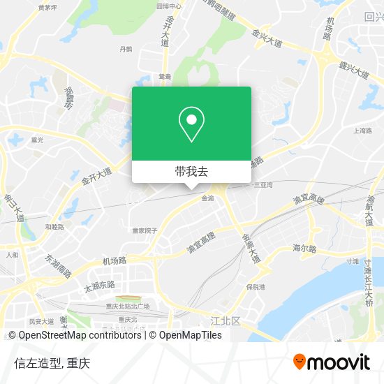 信左造型地图