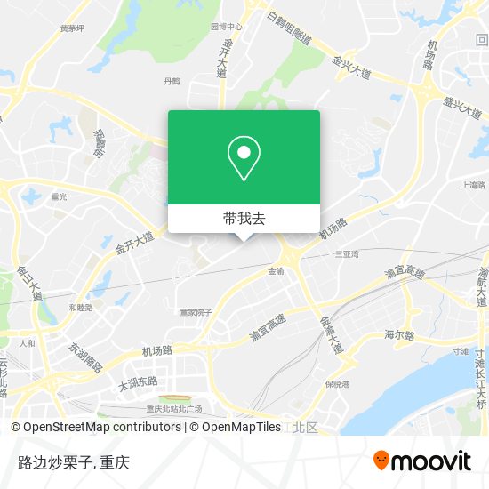 路边炒栗子地图