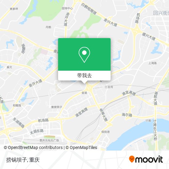 捞锅坝子地图