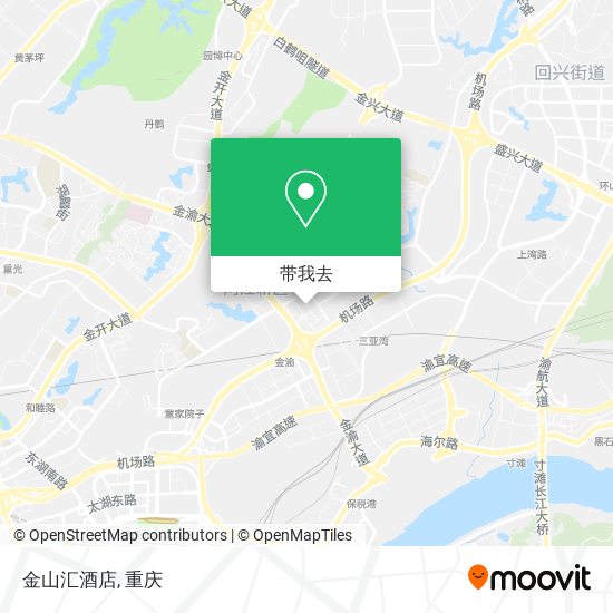 金山汇酒店地图