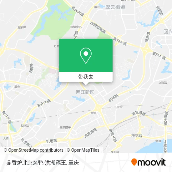 鼎香炉北京烤鸭·洪湖藕王地图