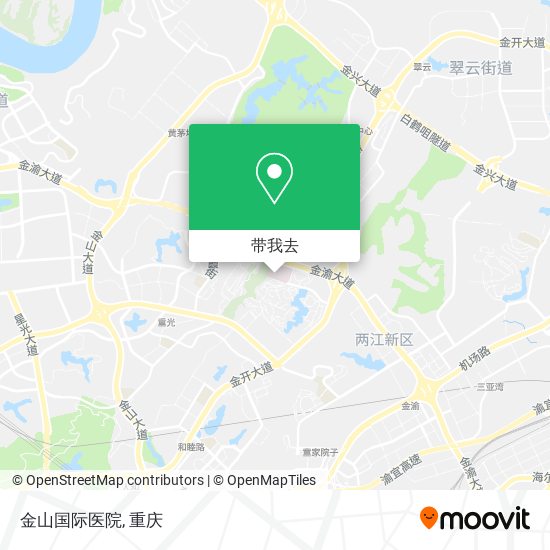 金山国际医院地图