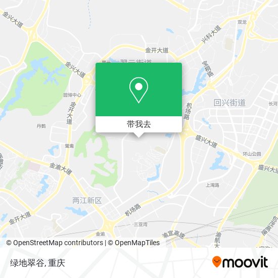 绿地翠谷地图