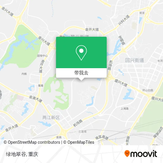 绿地翠谷地图